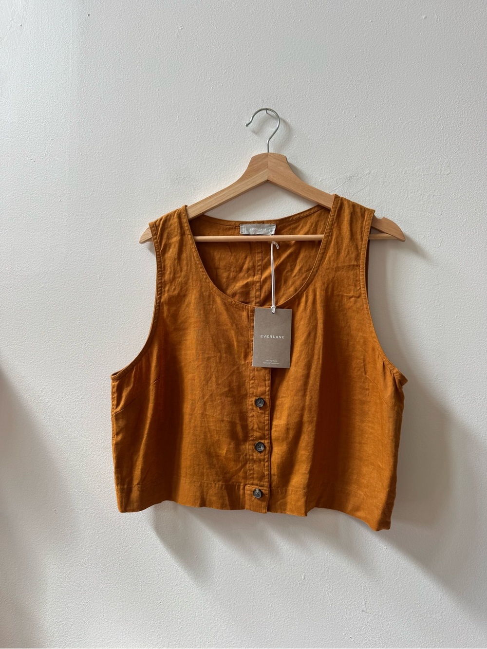 NWT Everlane linen top